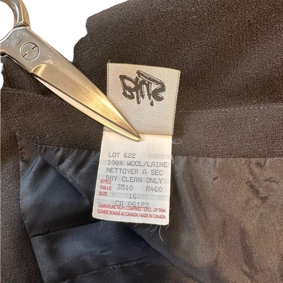 Blu’s Vintage Wool Pencil Skirt - Size 14 - Picture 7 of 11